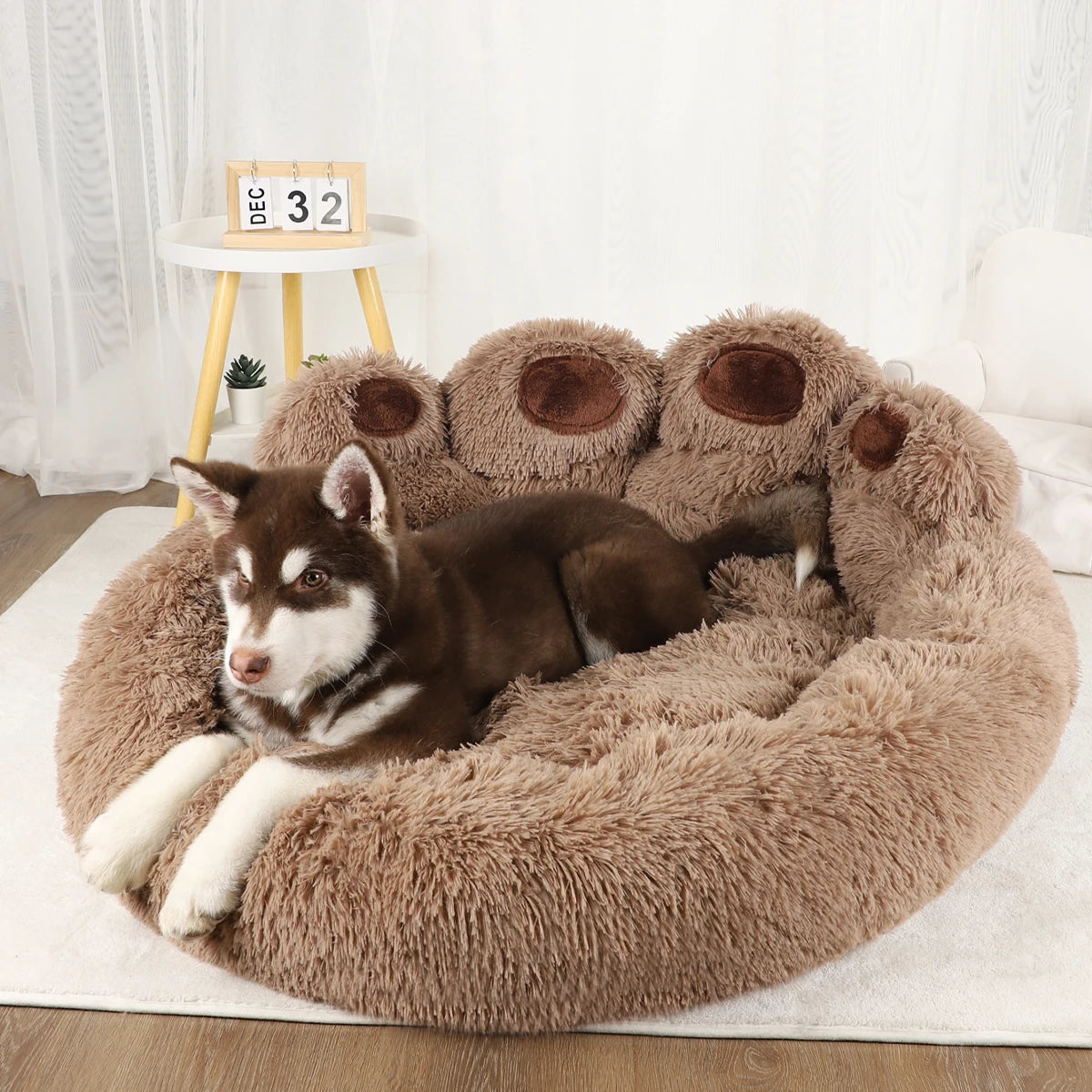 Ultra-Soft Plush Dog Bed