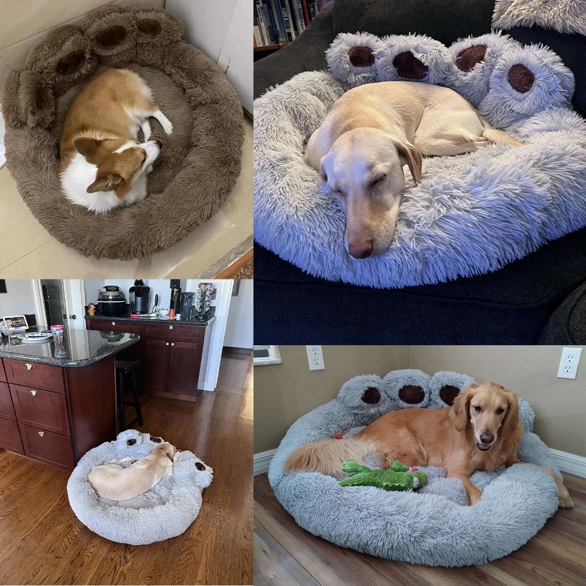 Ultra-Soft Plush Dog Bed