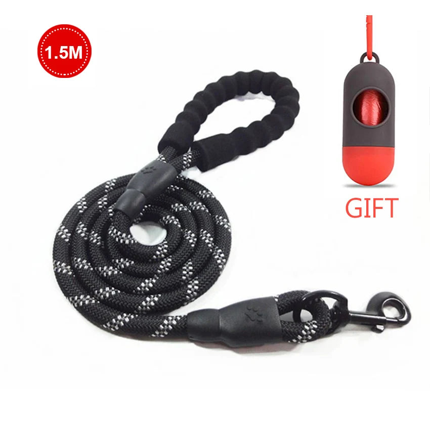 Reflective Dog Leash + FREE GIFT