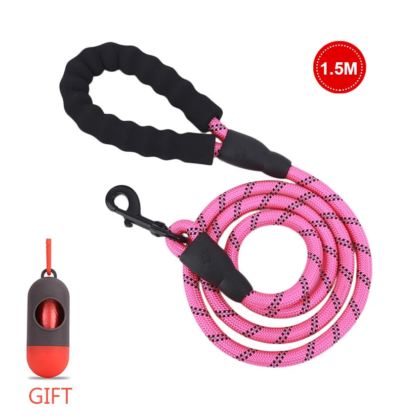 Reflective Dog Leash + FREE GIFT