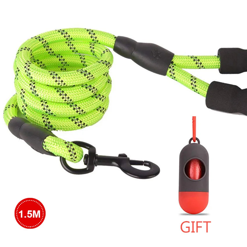 Reflective Dog Leash + FREE GIFT